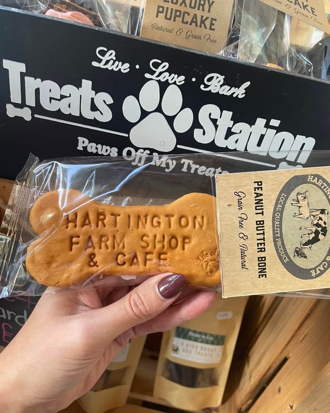 Hartington Farm Shop's own peanut butter dog biscuits